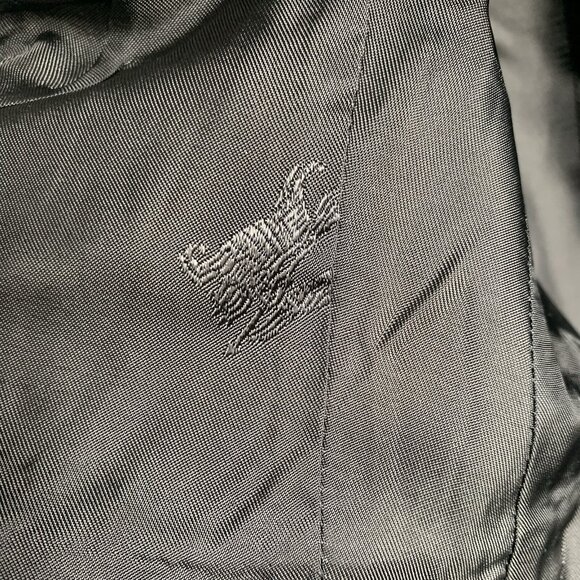 Burberry London 100% Wool Single Breasted Jacket Black Size 8 Black - Picture 12 of 14